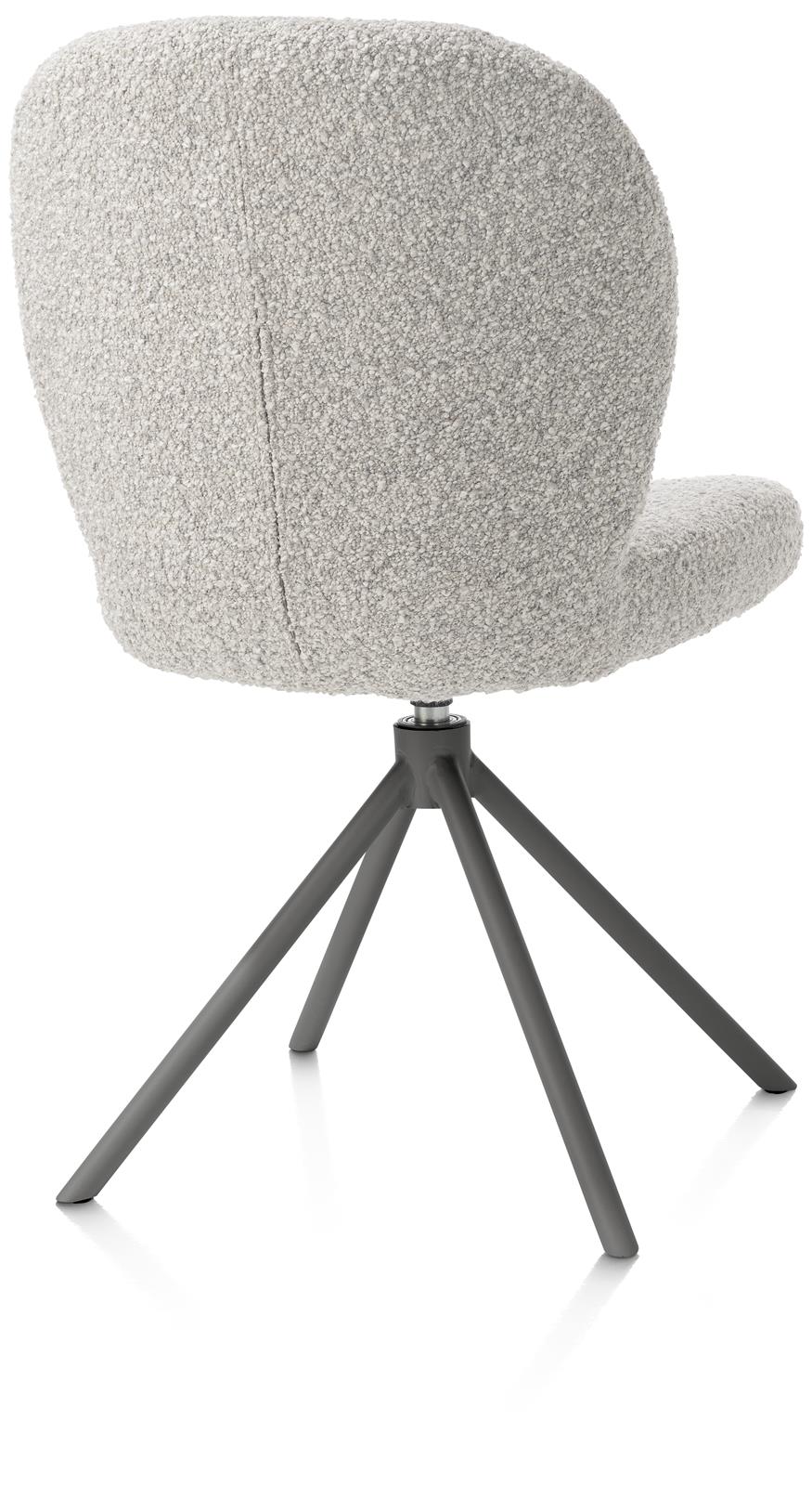 XOOON Stuhl  JAXON ca. B51 H85 T63 cm in Stoff Brioni kiesel