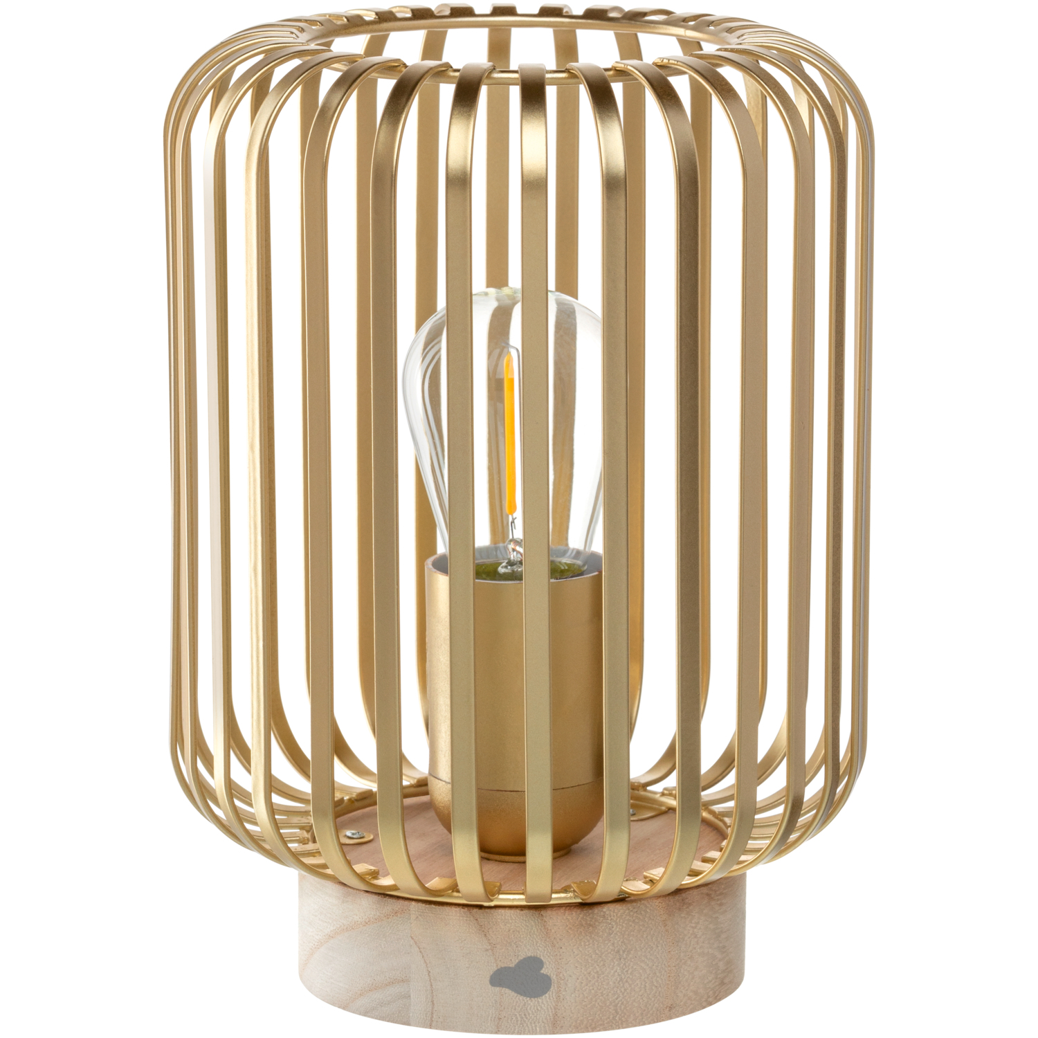 Leonardo GK/LED Laterne 19 gold AUTENTICO ca. B14,5 H19,7 T14,5 cm in