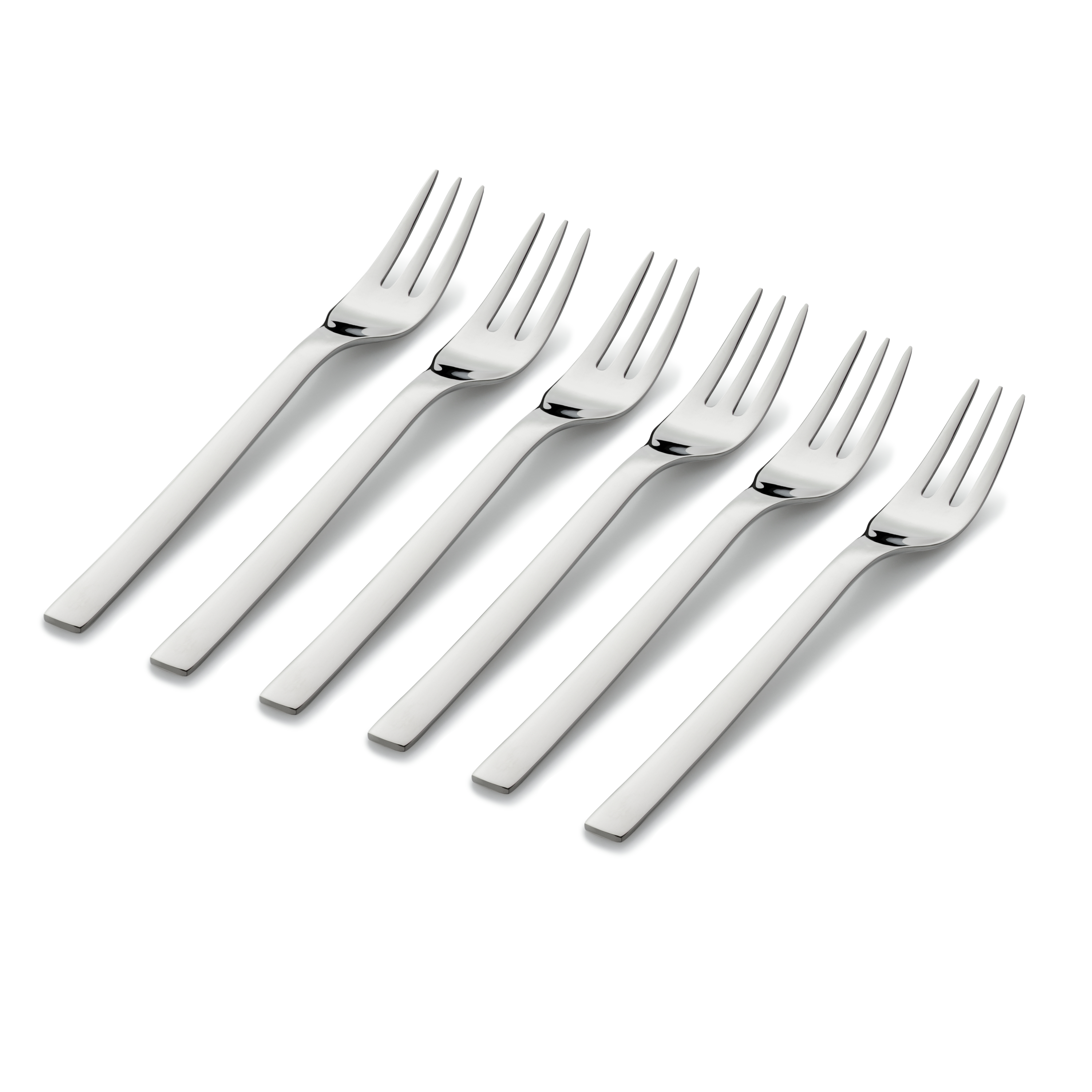 WMF Nuova Kuchengabel-Set, 6-teilig in poliertem Edelstahl