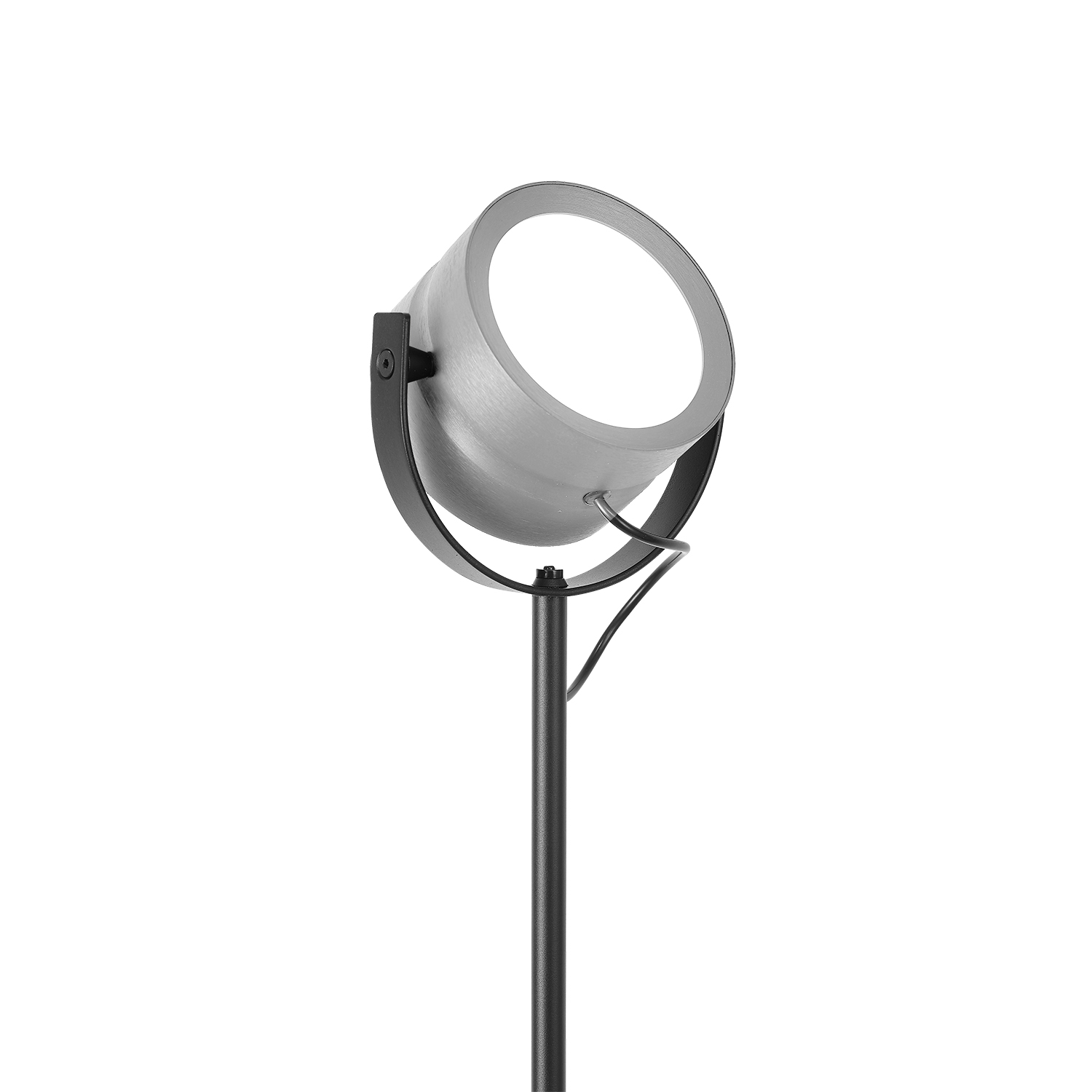 B-Leuchten LED-Stehleuchte  Durchmesser ca. 24cm, Höhe ca. 155cm in Alu eloxiert, Beleuchtung, Spotlight