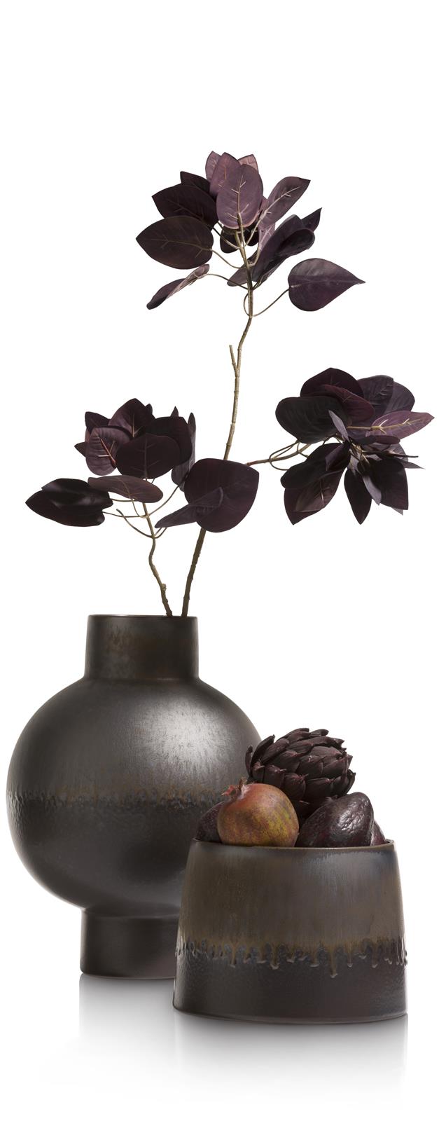Coco Maison Blumentopf Lara 48015-GRY H17cm