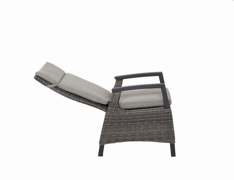 Diningsessel CORIDO in Aluminium anthrazit/Geflecht charcoal grey, Moebel, Stuhl, Kissen, Dekoration für Zuhause
