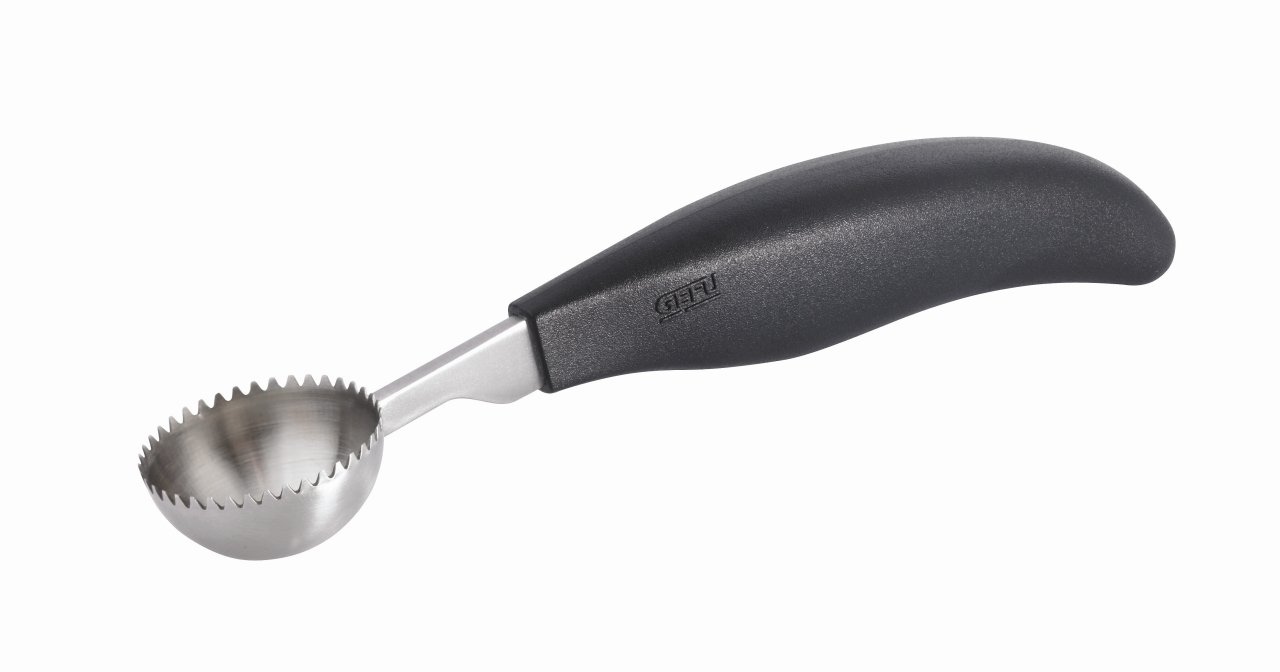 GEFU Kugelausstecher Boceli schwarz/silber