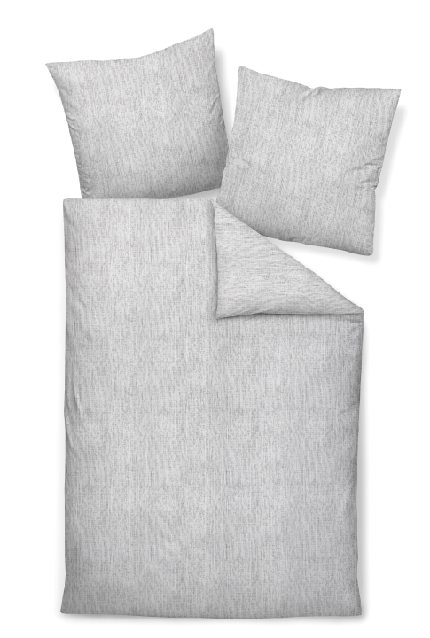 Janine Design Bettwäsche CORTINA ca. 155x220cm in Farbe natur grau