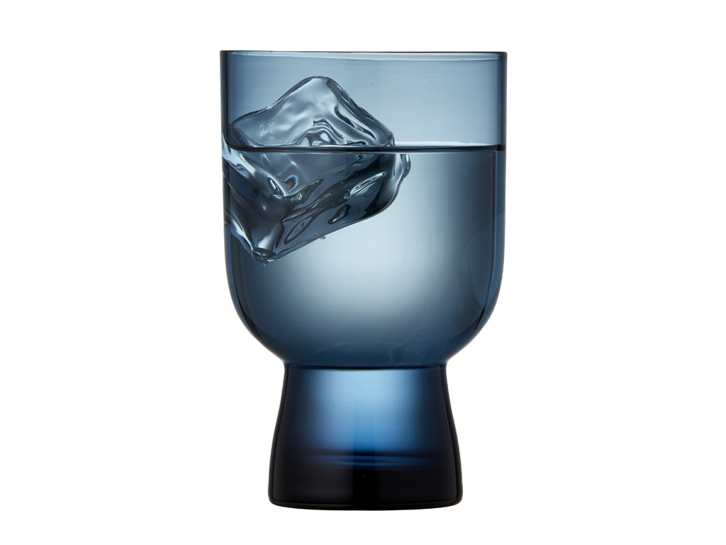 F&H Wasserglas LYNGBY GLAS SORRENTO 0,3 Liter in Farbe Blau