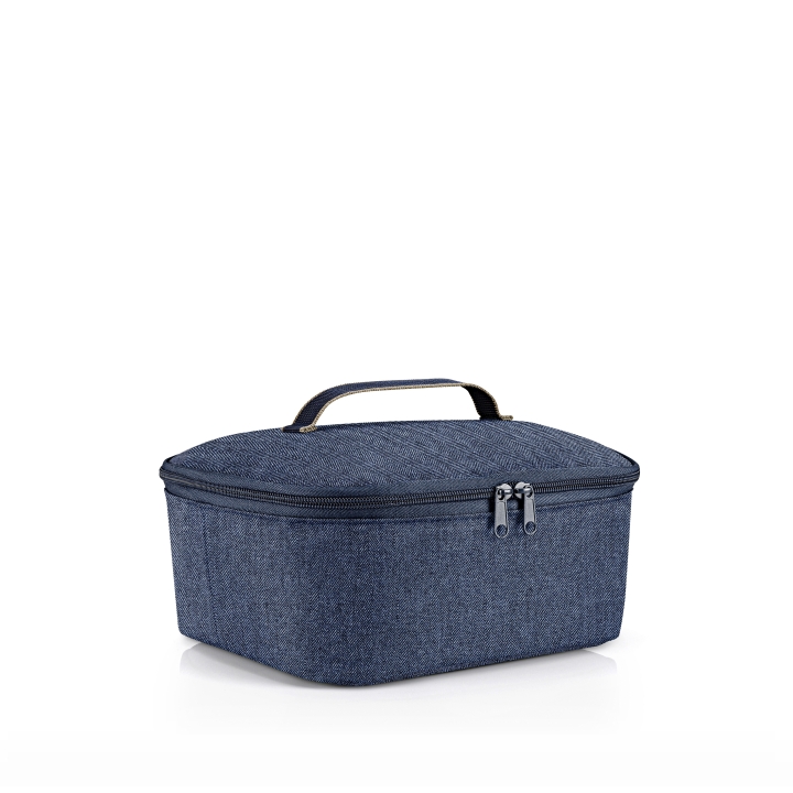 Reisenthel COOLERBAG M POCKET in Farbe herringbone dark blue, Korb, Zubehör, Tasche, Handtasche
