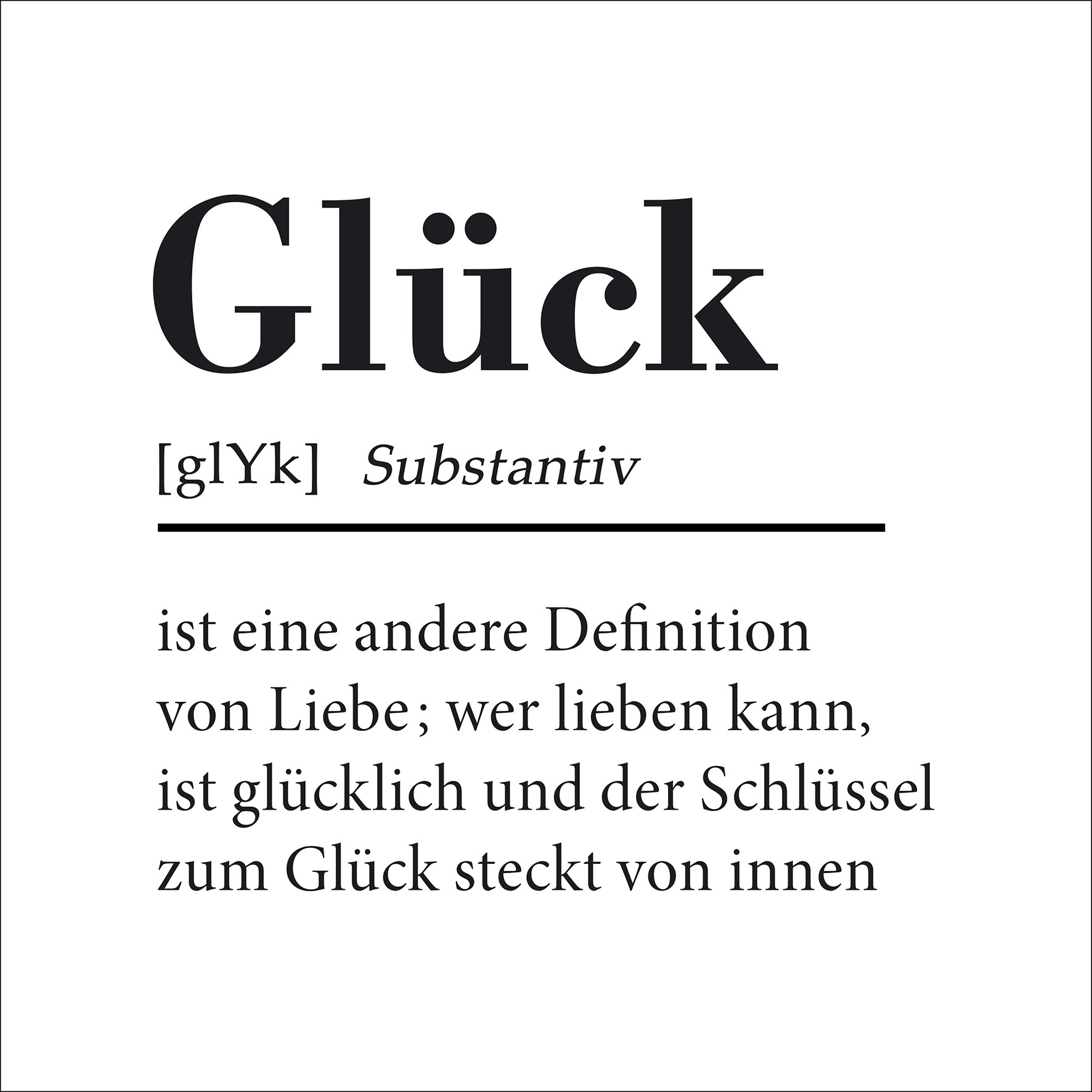 ProArt Canvas-Art 30x30cm Glück