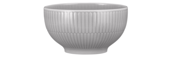 Seltmann Weiden Café au lait Schale 13cm/0,50 Amina 3 Silbergrau , Töpferei, Porzellan, Schale, Krug, Vase