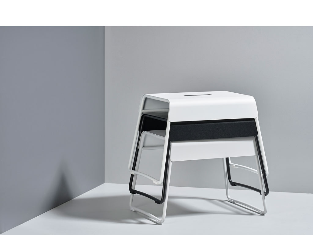 Zone Denmark Schemel in Farbe black