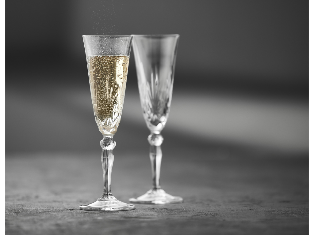 F&H Champagner  MELODIA 0,016 Liter in Farbe Klar