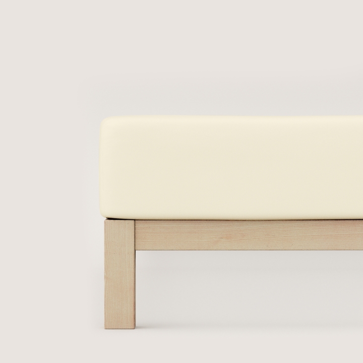 Schlafgut Casual Spannbettlaken ca. 140x200-160x200cm in Farbe Yellow Light