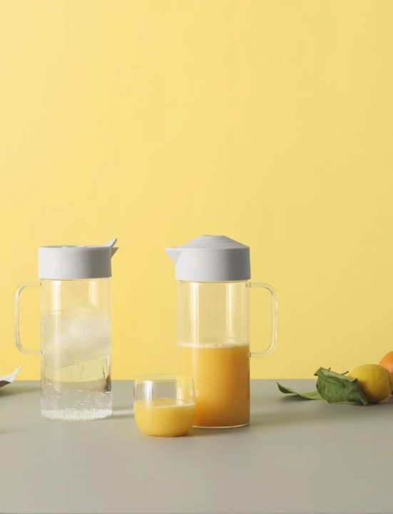Stelton Kanne PIP 1,4 Liter in Farbe light grey