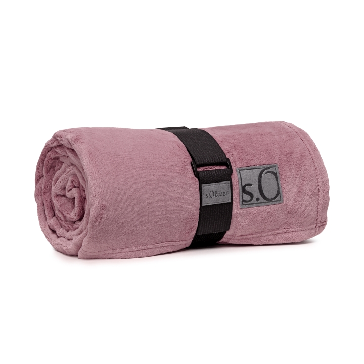 s.Oliver Decke KUSCHELSOFT 150x200cm in Farbe altrosa