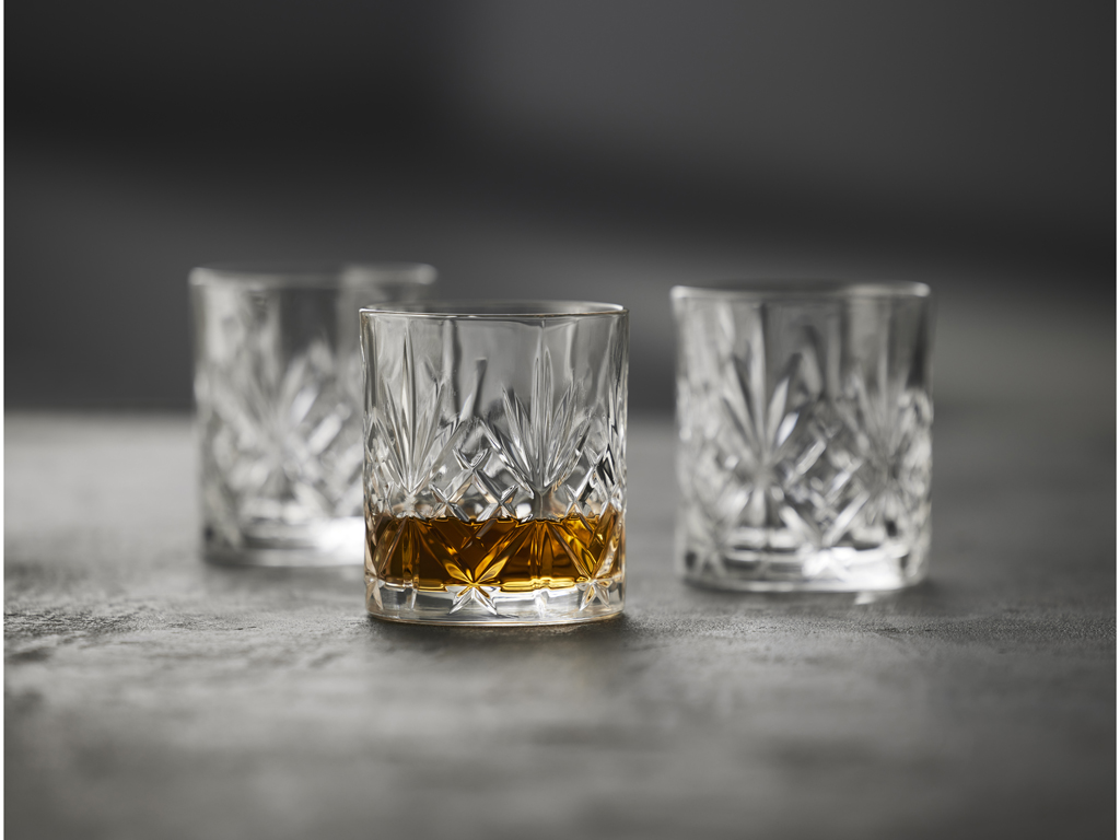 F&H Whiskyglas  MELODIA 0,031 Liter in Farbe Klar