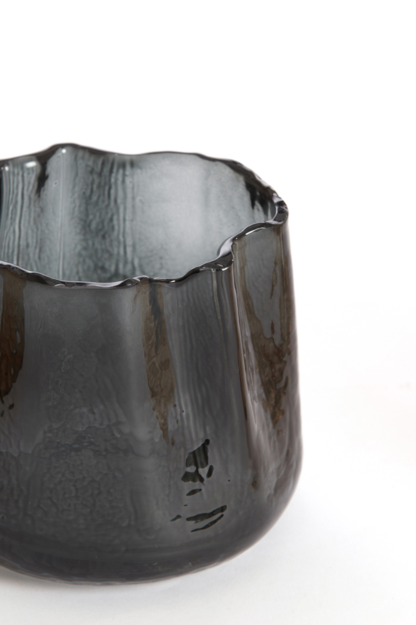 Teelicht MURADA  in Glas grau