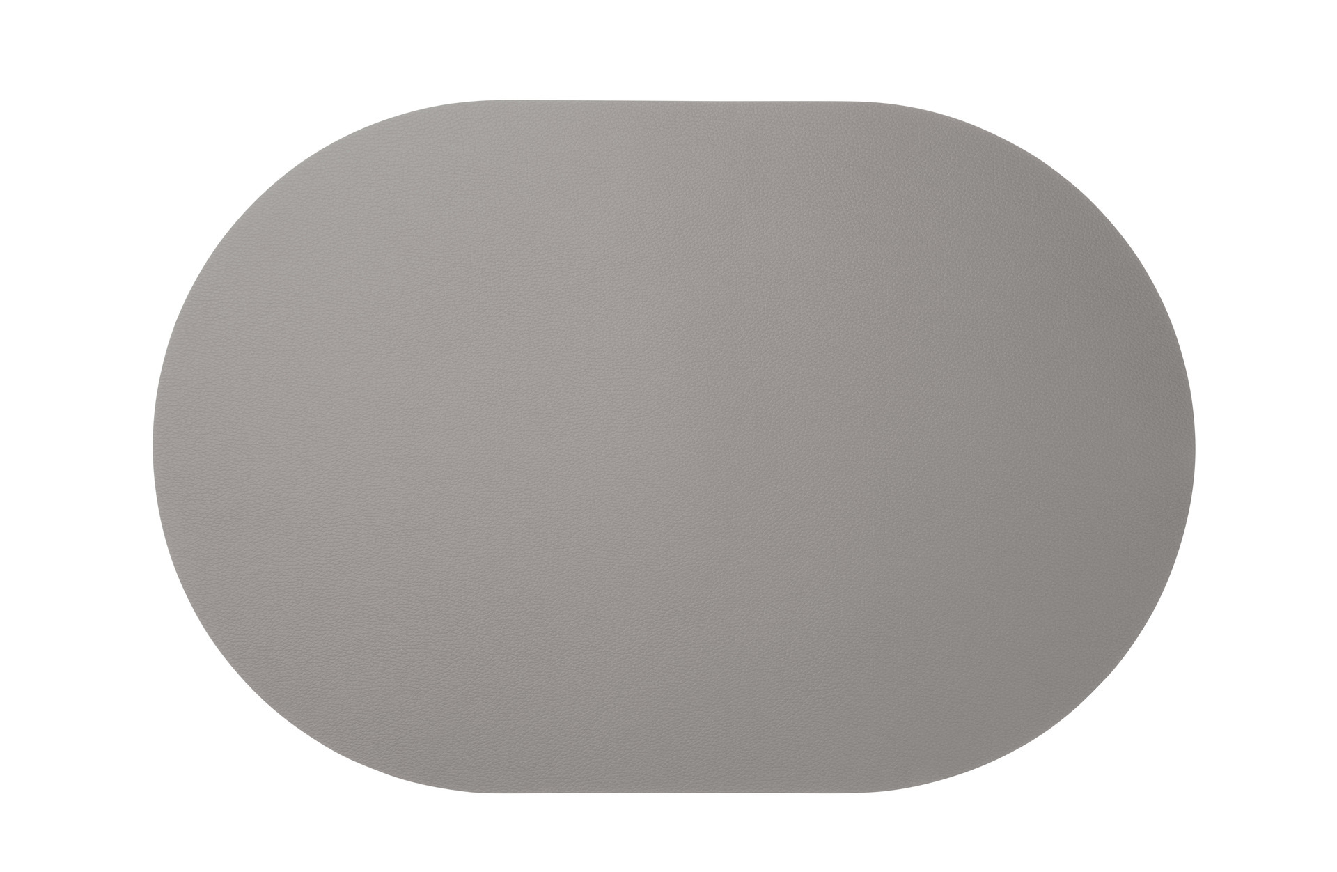 ASA Selection Tischset oval LEATHER OPTIC in Farbe grau matt
