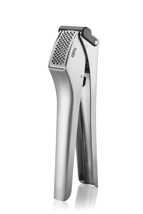 GEFU Knoblauchpresse Garlico schwarz/silber