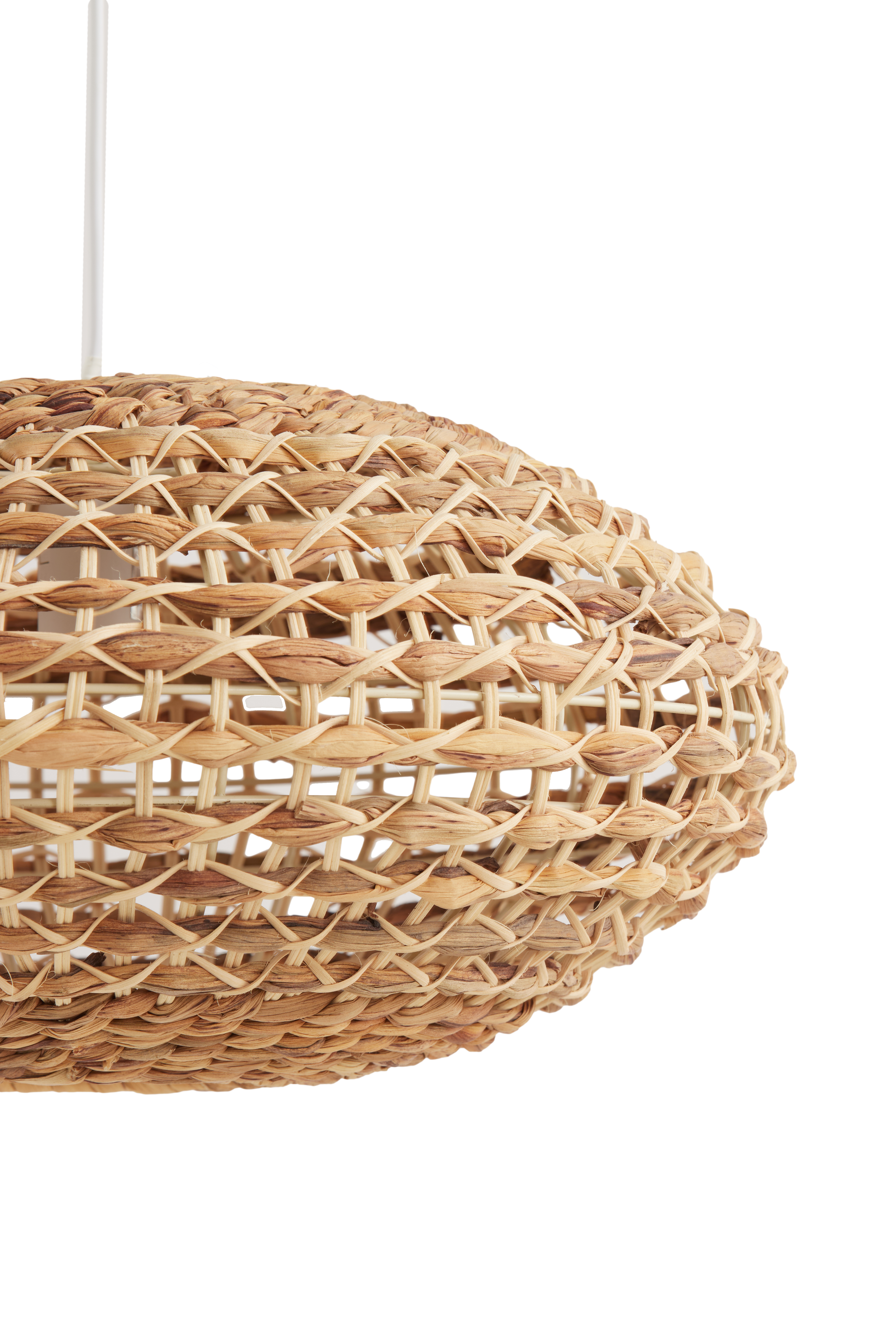 Hängeleuchte  Durchm. 50x24cm in Rattan natural