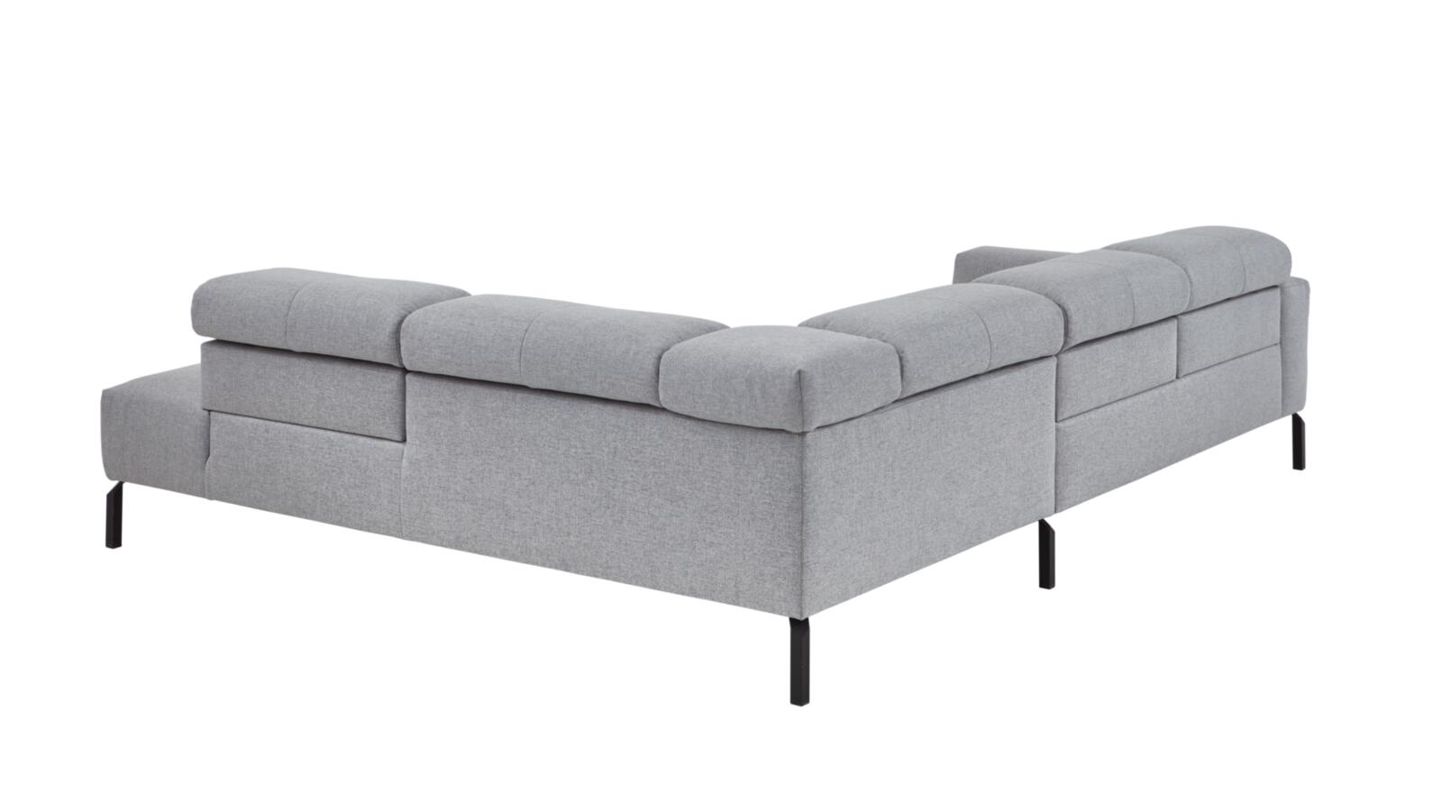 Candy Polsterecke SK-745 CLEVELAND MOVE ca. 279x224cm in Stoff Mono light grey, Moebel, Couch