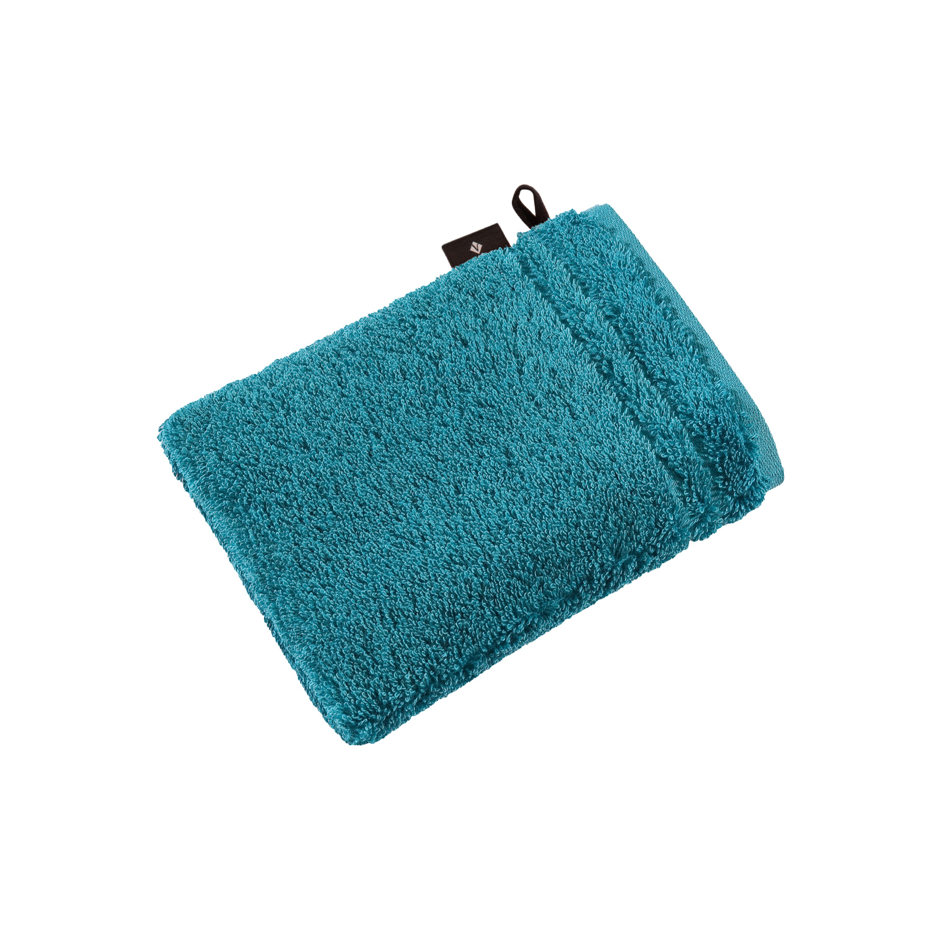 Vossen Waschhandschuh Vienna Style Supersoft ca. 16x22cm in Farbe lagoon