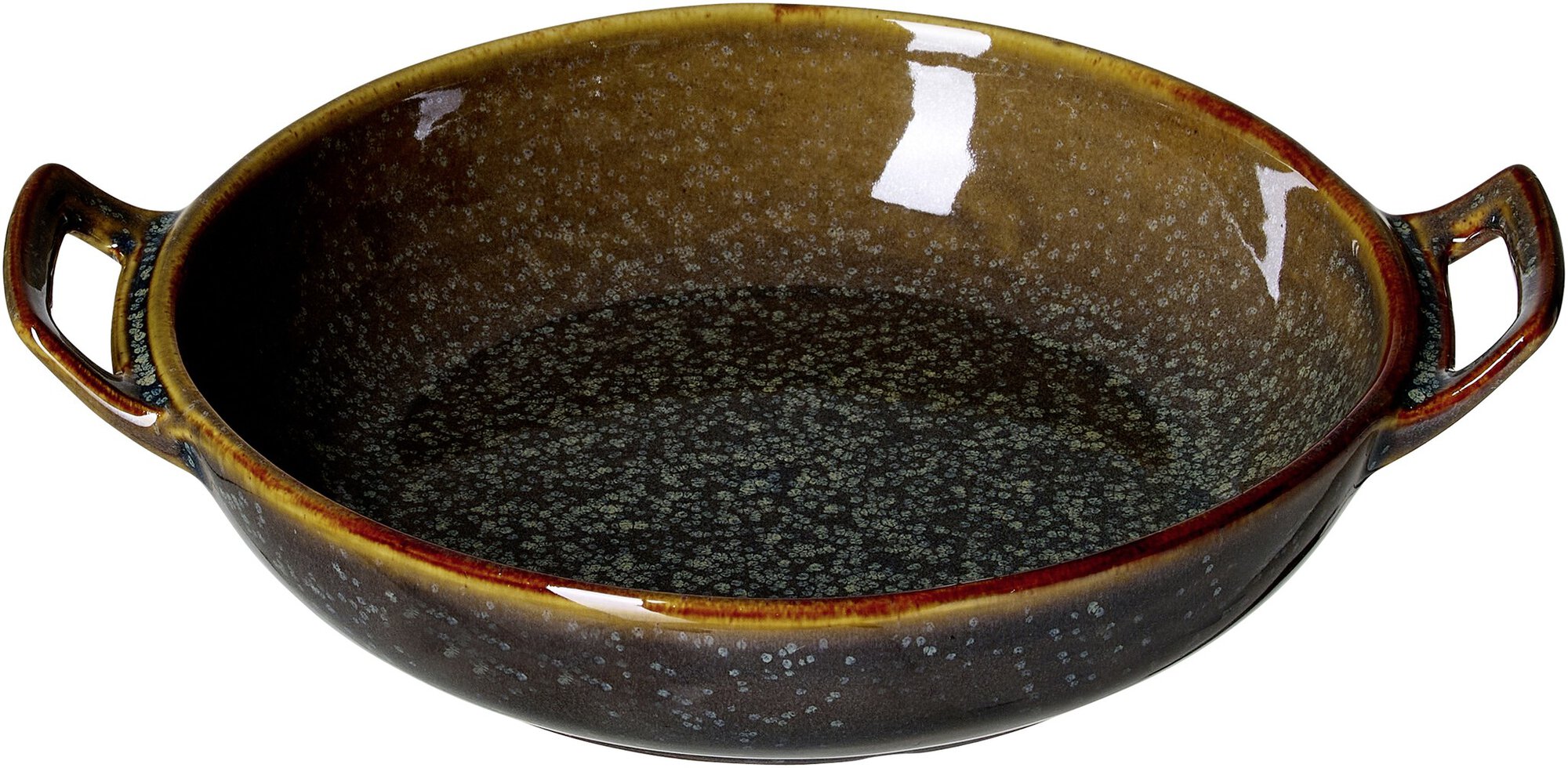 Ritzenhoff & Breker Auflaufform TROMS 18,5x15cm aus Porzellan braun/grau
