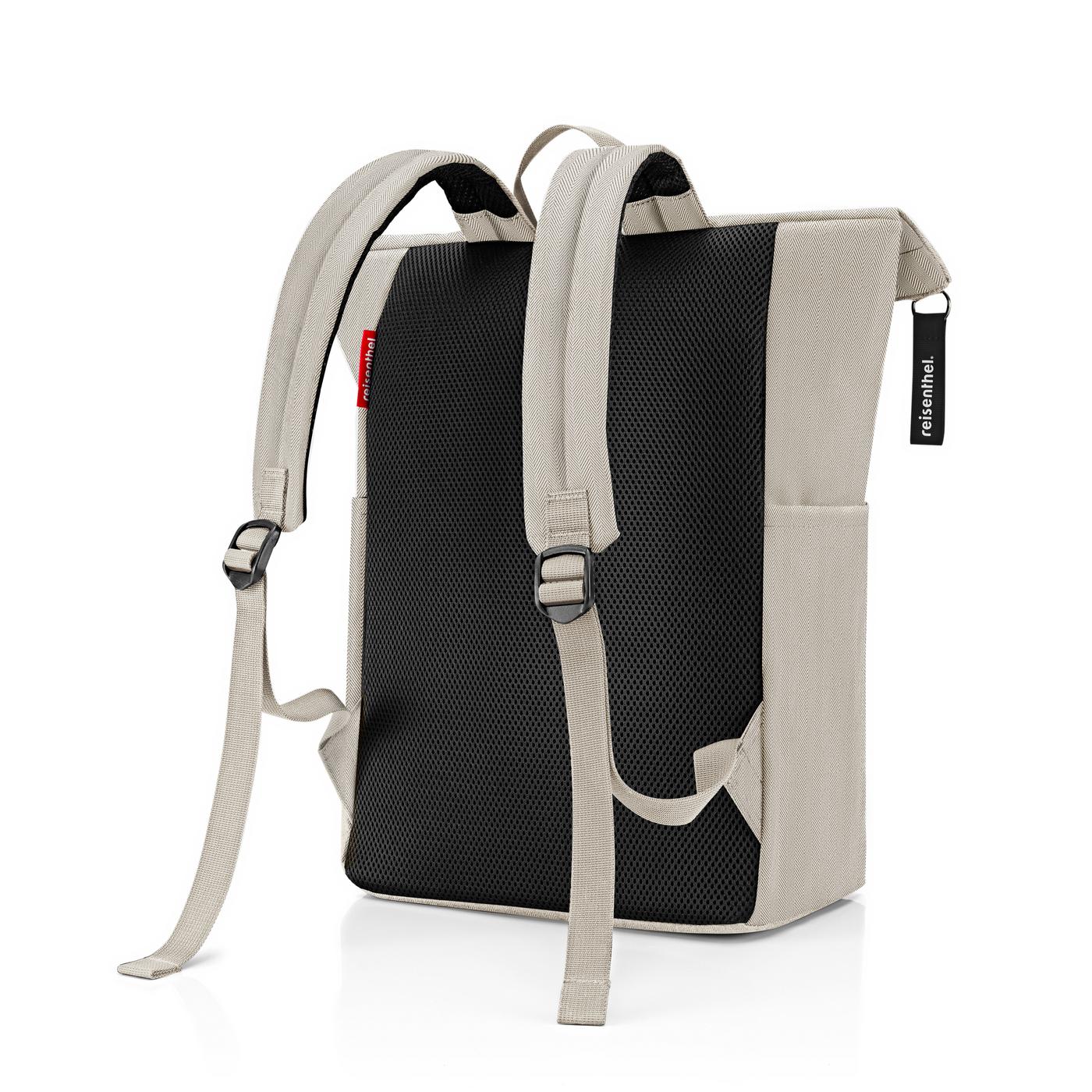 Reisenthel ROLLTOP BACKPACK in Farbe herringbone sand, Tasche, Rucksack
