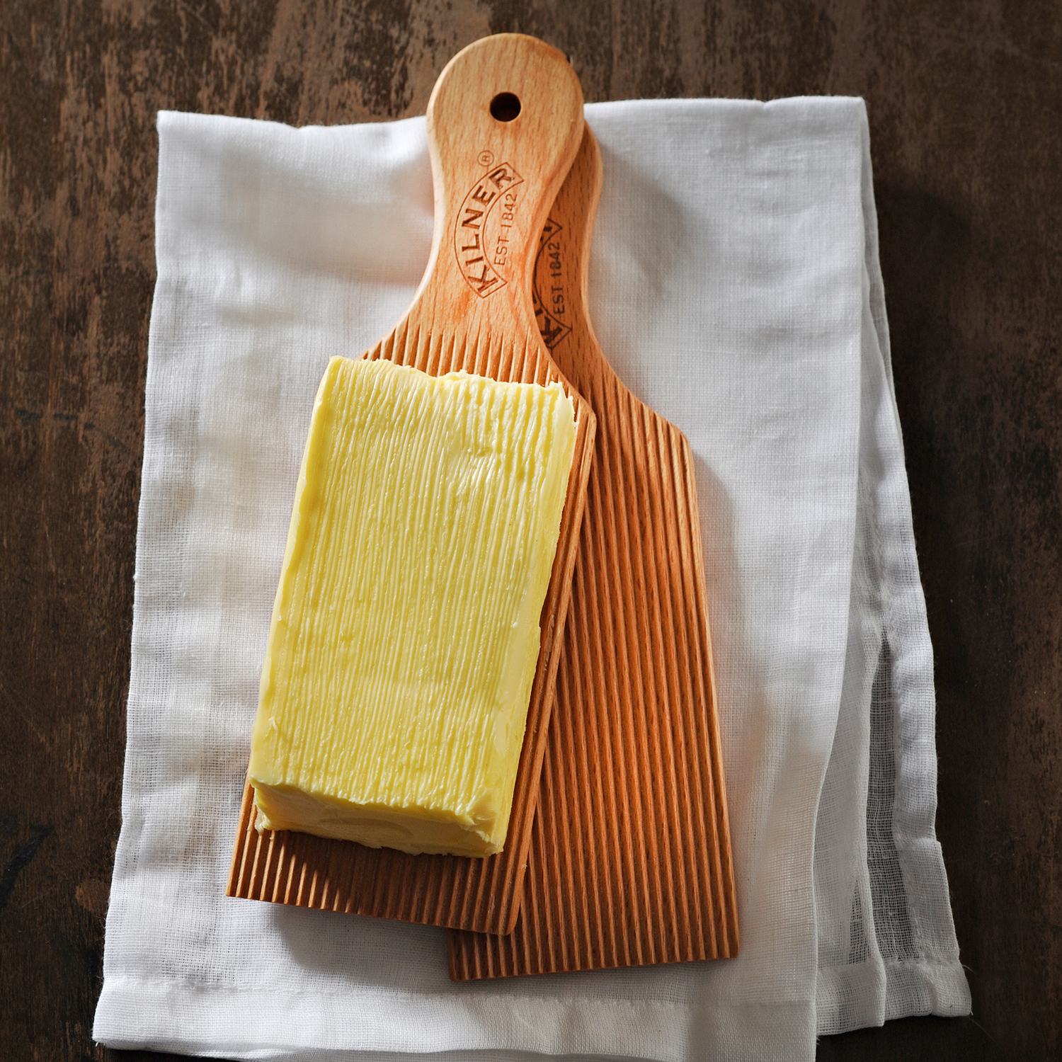 Profino 2er Set Butter Brettchen