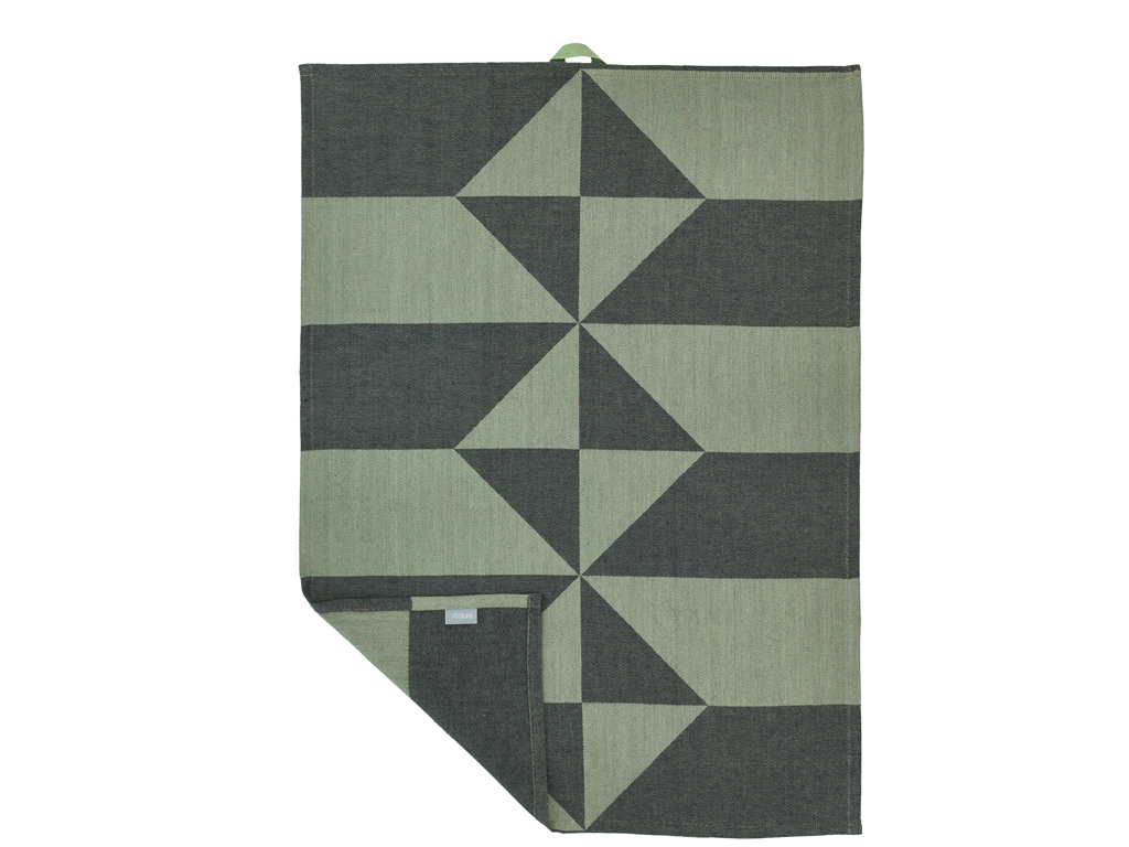 F&H Geschirrtuch  TWIST in Farbe Grün