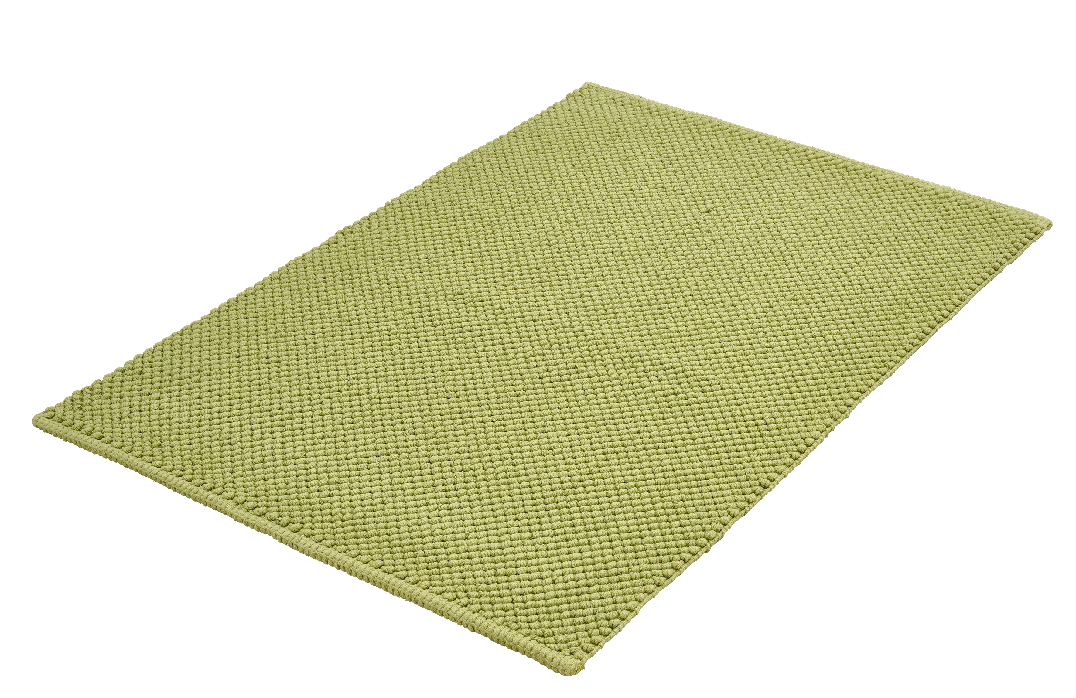 Kleine Wolke Badteppich PUNTO ca. 60x90cm in Farbe Dill