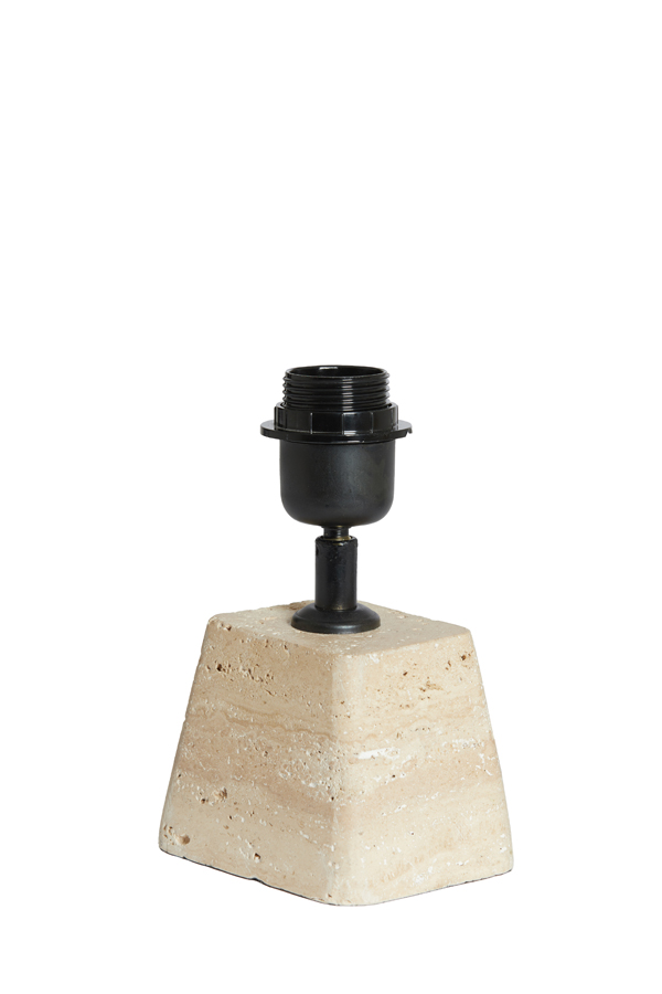 Lampenfuß KARDAN  in Travertin sand