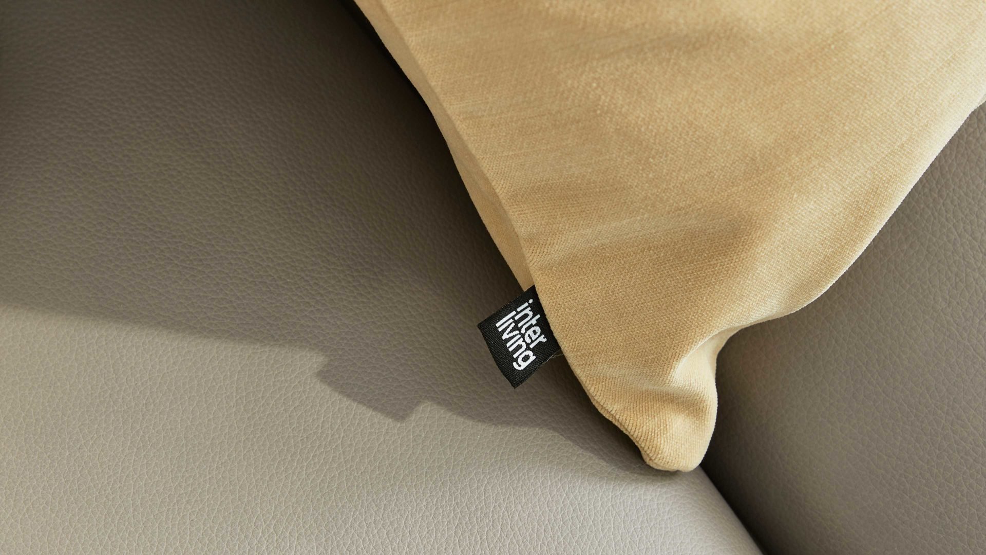 Interliving Kissenhülle IL-9105 ca. 60x60cm in Farbe toffee