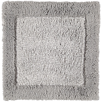 Cawö Badteppich Two Tone 60x60cm in Farbe platin