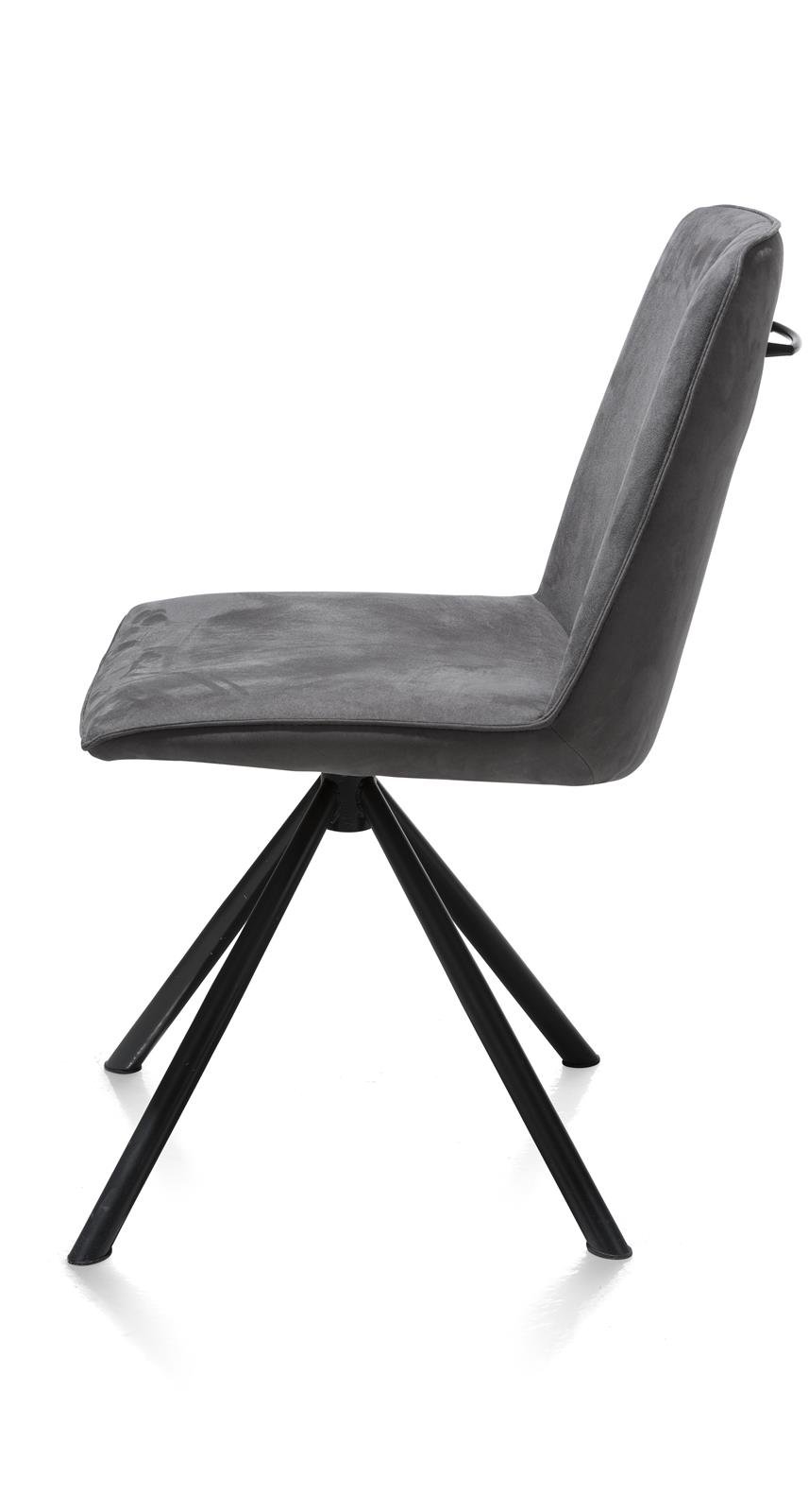 Henders & Hazel Stuhl BRODY in Stoff steelgrey