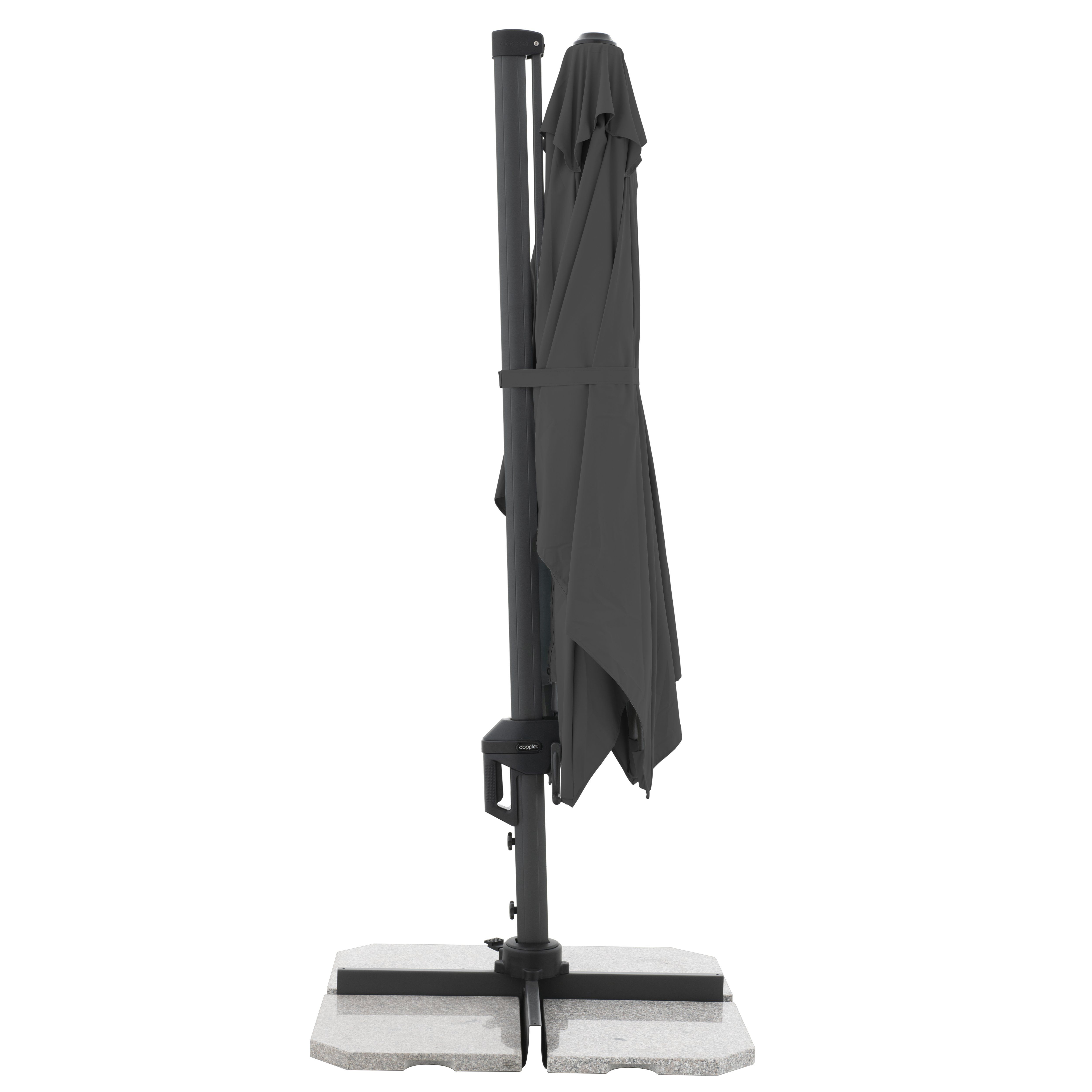 Doppler Pendelschirm ACTIVE PENDEL ca. 310x210cm in Farbe anthrazit