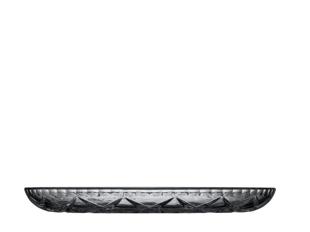 Lyngby Glas Platte 30 cm in Farbe klar