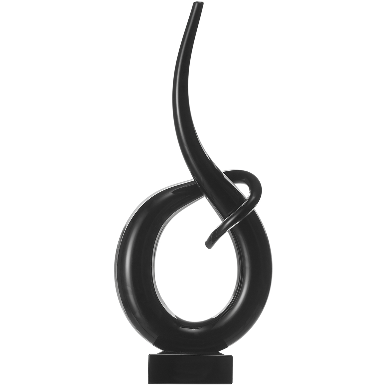 LEONARDO Skulptur Sculpture 34,5cm in Farbe schwarz, Zubehor, Ohrring, Schmuck, Elektronik, Hardware