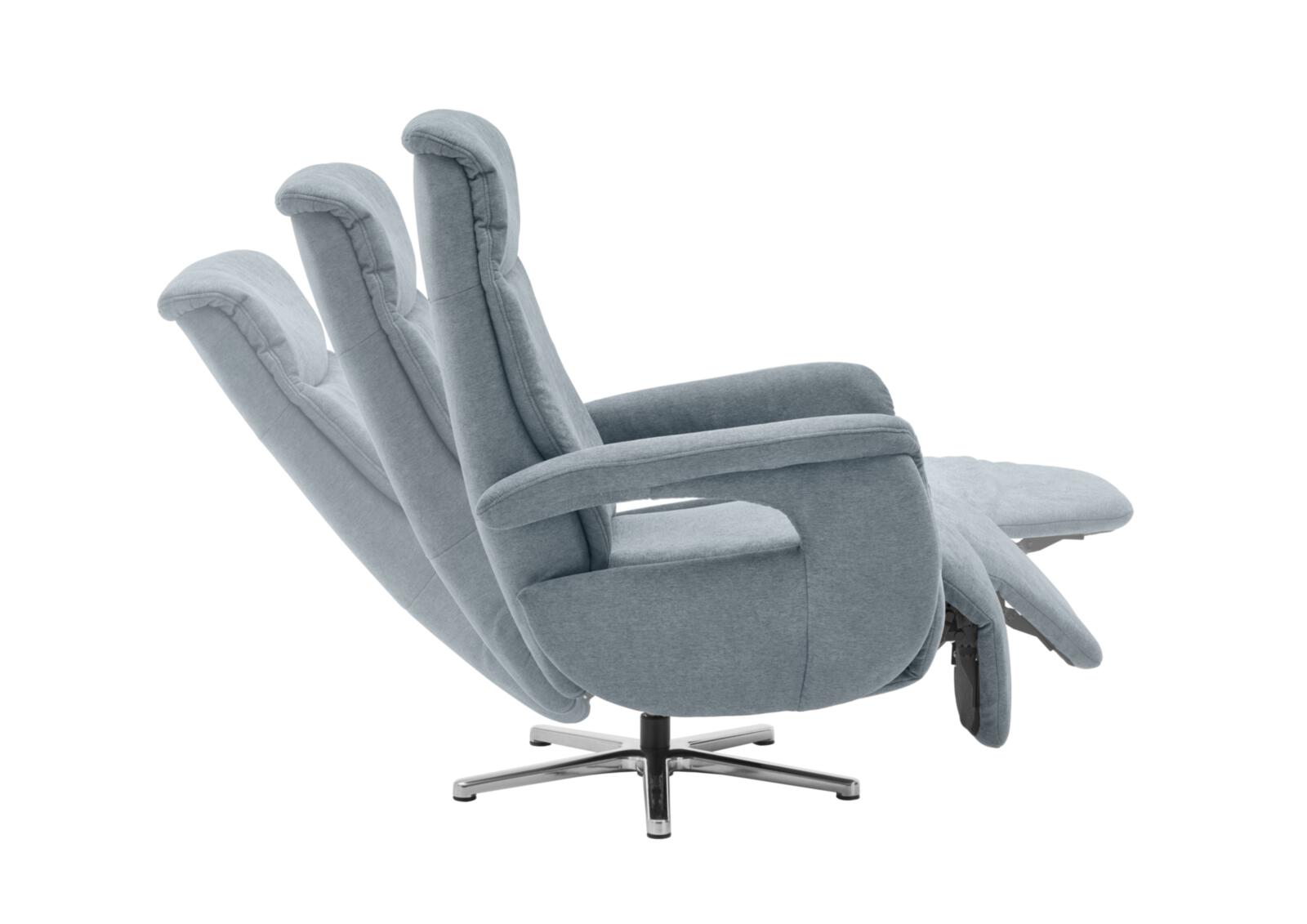 Modulmaster Relaxsessel MM-MP1063 in Stoff Nemo steel, Moebel, Stuhl, Sessel, Kissen, Dekoration für Zuhause