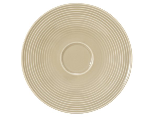Seltmann Weiden Kombi-Untertasse groß 16,5 cm Beat 3 Sandbeige