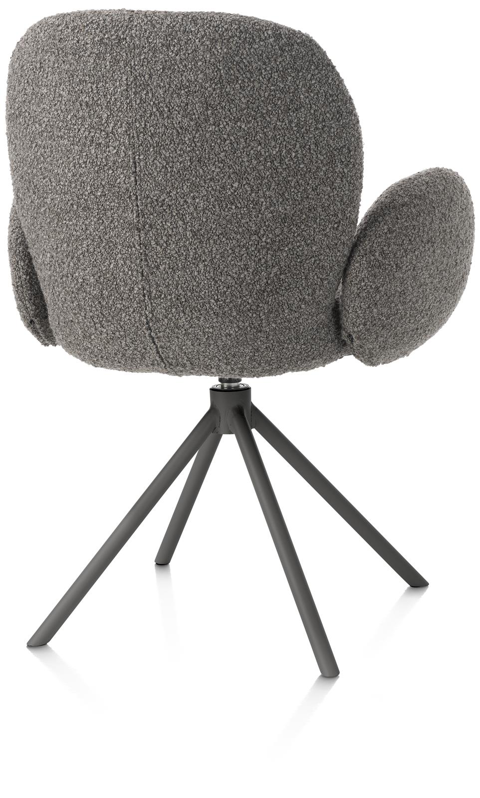 XOOON Armstuhl JAXON ca. B66 H85 T63 cm in Stoff Brioni leber