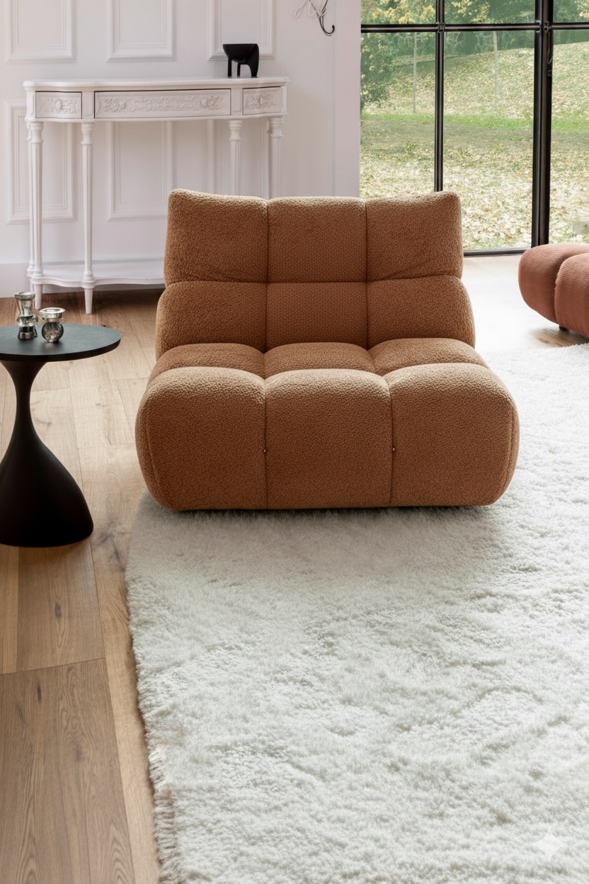 Candy 1,5-Sitzer SK781 in Stoff Shaun rusty, Dekoration für Zuhause, Teppich, Mobiliar, Couch, Stuhl