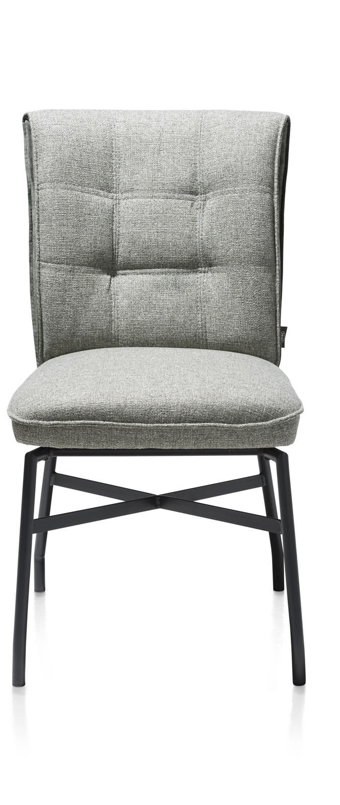 Henders & Hazel Stuhl  EDEN ca. B50 H91 T69 cm in Leder/Stoffkombi Taurus, Stuhl, Mobiliar, Kissen, Dekoration für Zuhause, Stuhl, Mobiliar, Kissen, Dekoration für Zuhause
