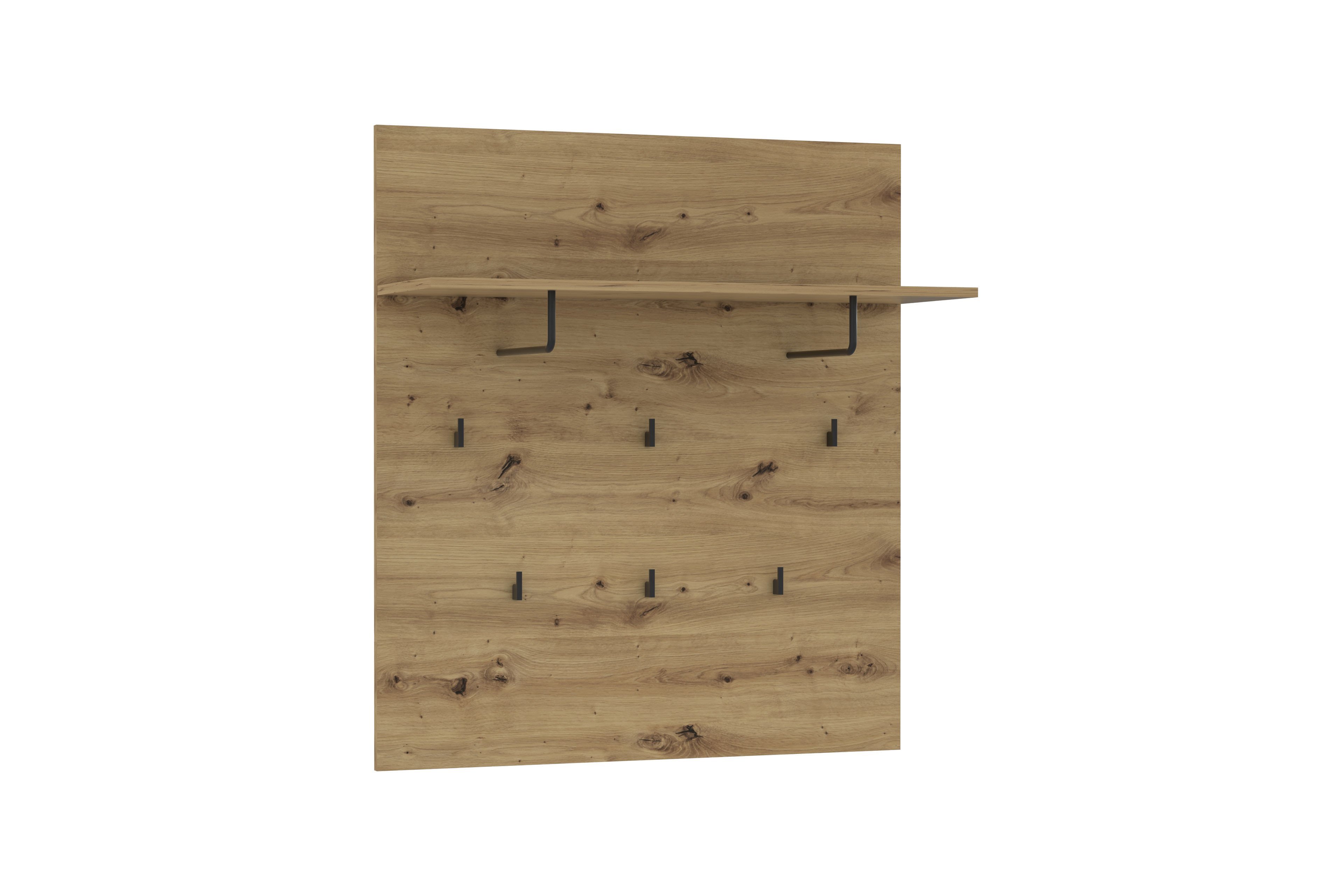 Forte Garderobenpaneel Trondheim in Artisan Eiche Nachbildung