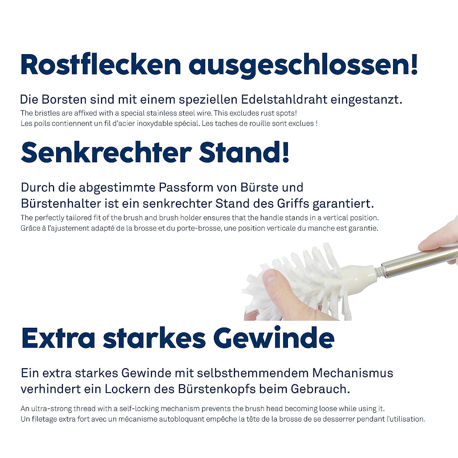 Kela WC-Bürste La Brosse LA BROSSE in , Werbung, Plakat, Pinsel, Werkzeug, Reinigen