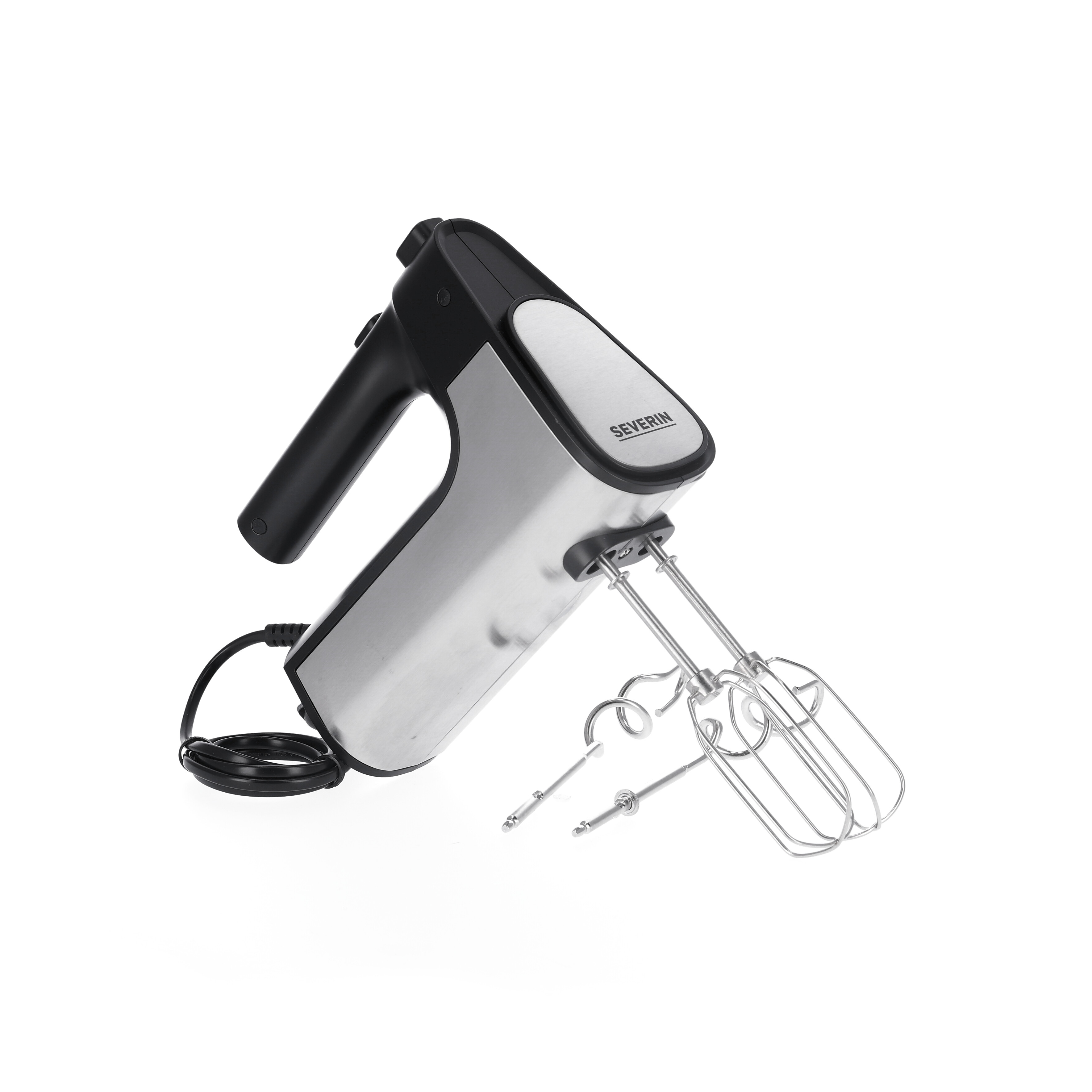 Severin Handmixer HM 3841 in Edelstahl-gebürstet/schwarz