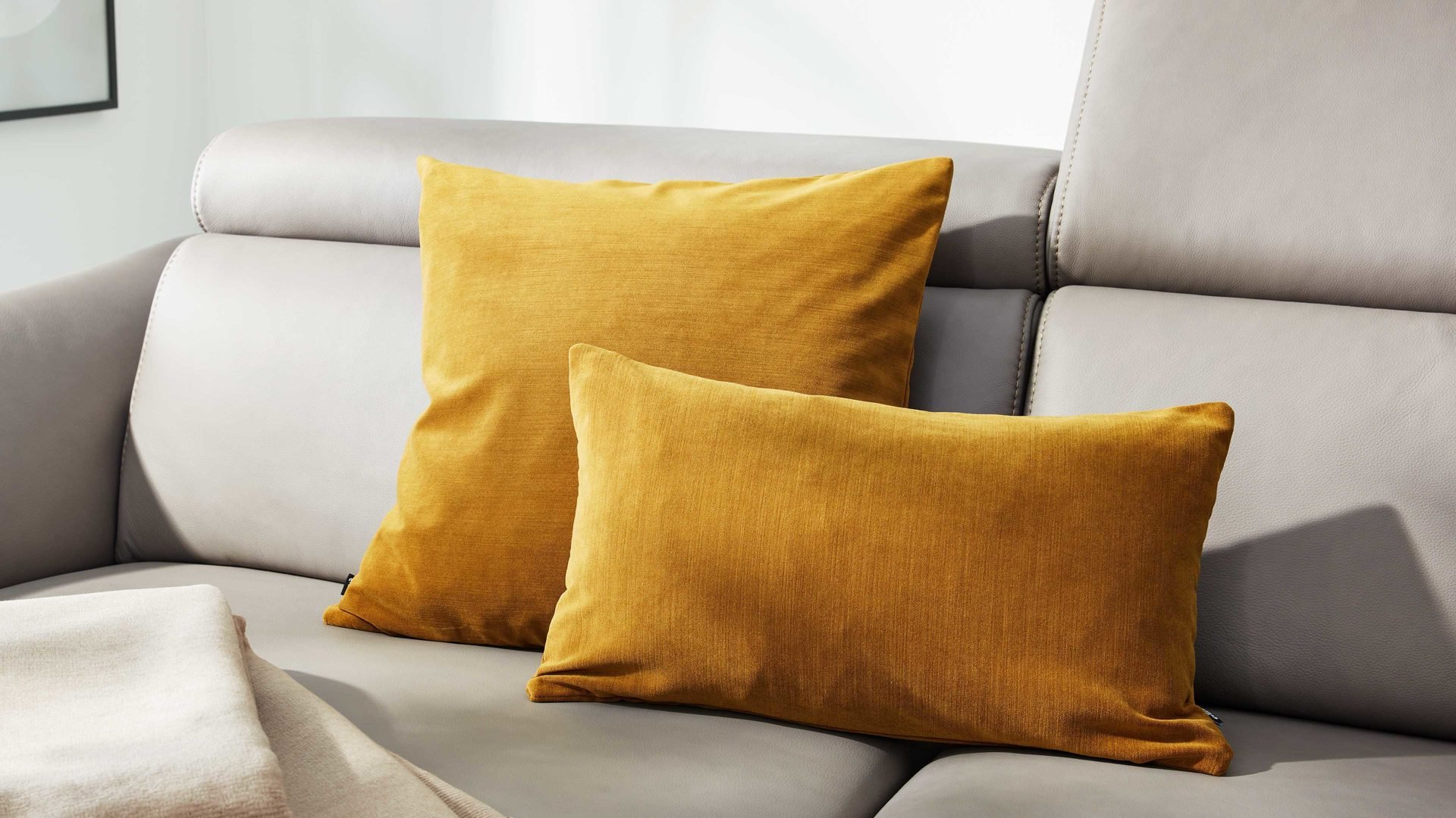 Interliving Kissenhülle IL-9105 ca. 40x60cm in Farbe gold