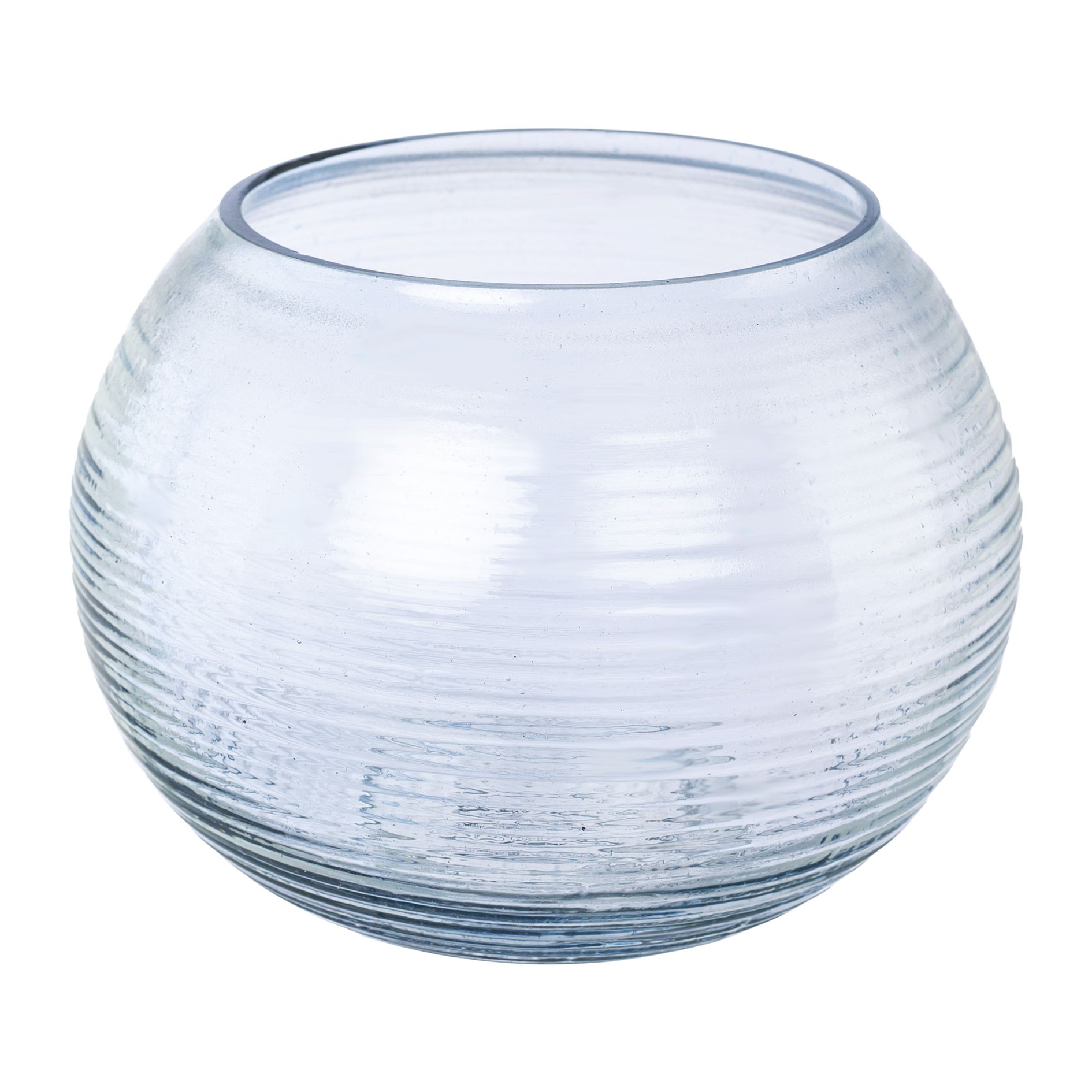 Gasper Glas Teelicht OSLO in jeansblau
