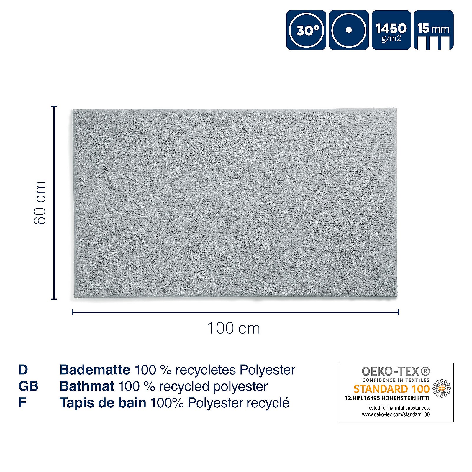 Kela Badematte MAJA in Sandbeige, Dekoration für Zuhause, Teppich