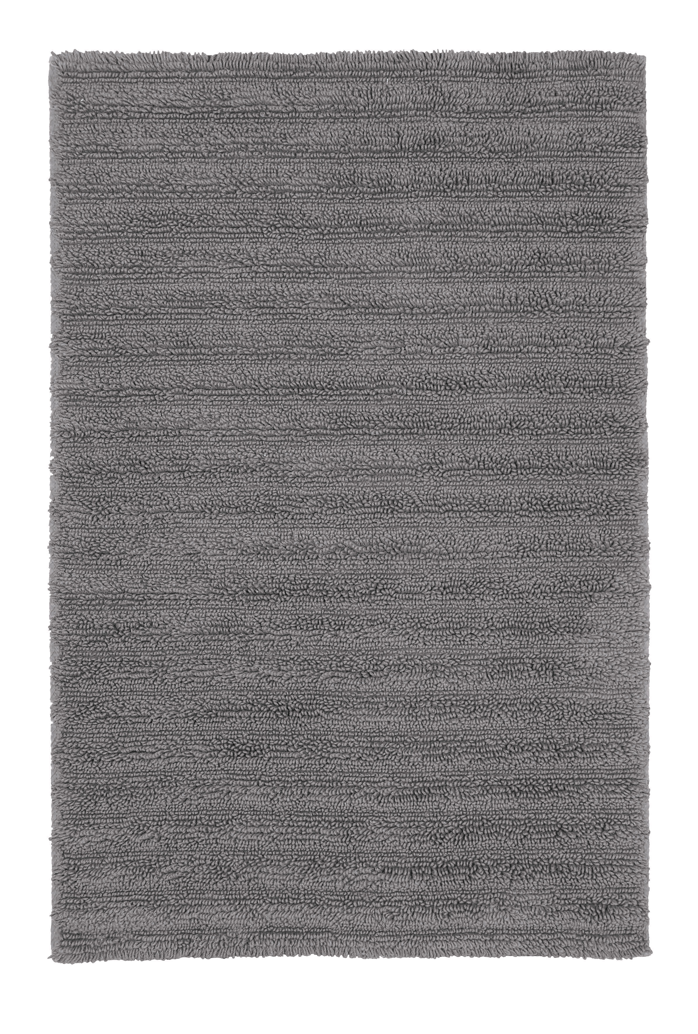 Kleine Wolke Badteppich YARA ca. 60x100cm in Farbe Schiefer