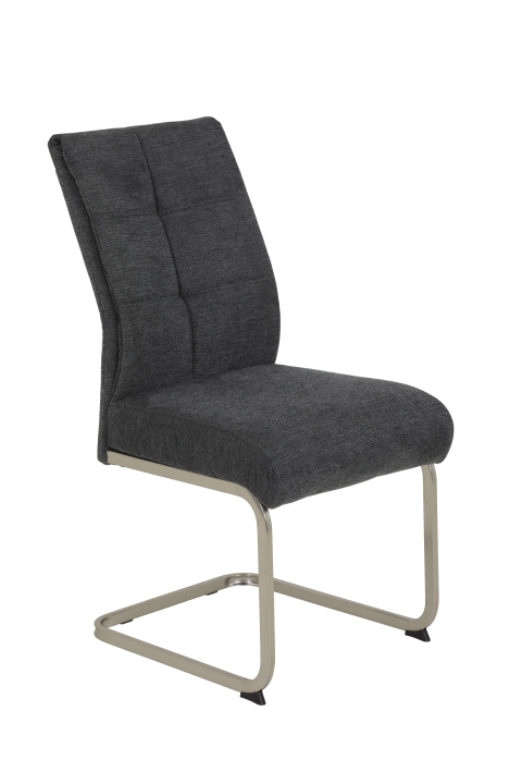 Hela I S in Stoff anthrazit/Edelstahloptik