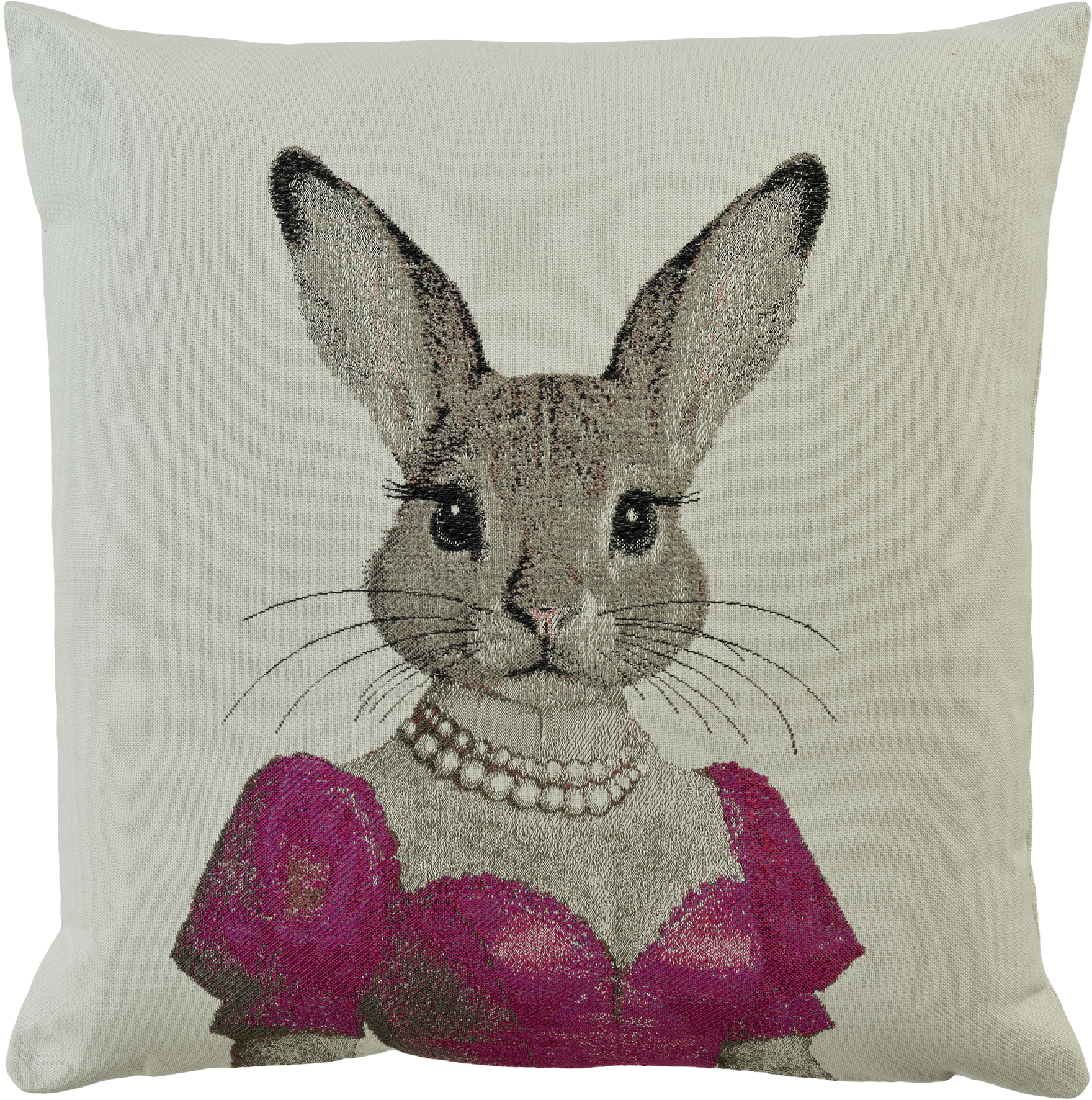 Sander Kissenhülle LOLLY ca. 50 x 50cm in Farbe pink, Kissen, Dekoration für Zuhause, Katze, Haustier, Kopfkissen